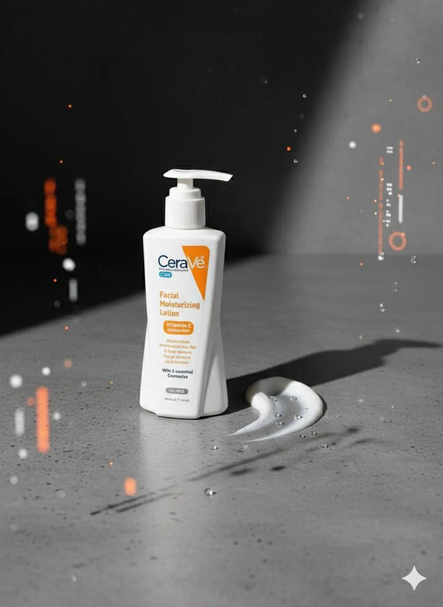 CeraVe Facial Moisturizing Lotion – Daily Hydration with Vitamin C - 200Ml, 1 Pc, Barrier Protection
