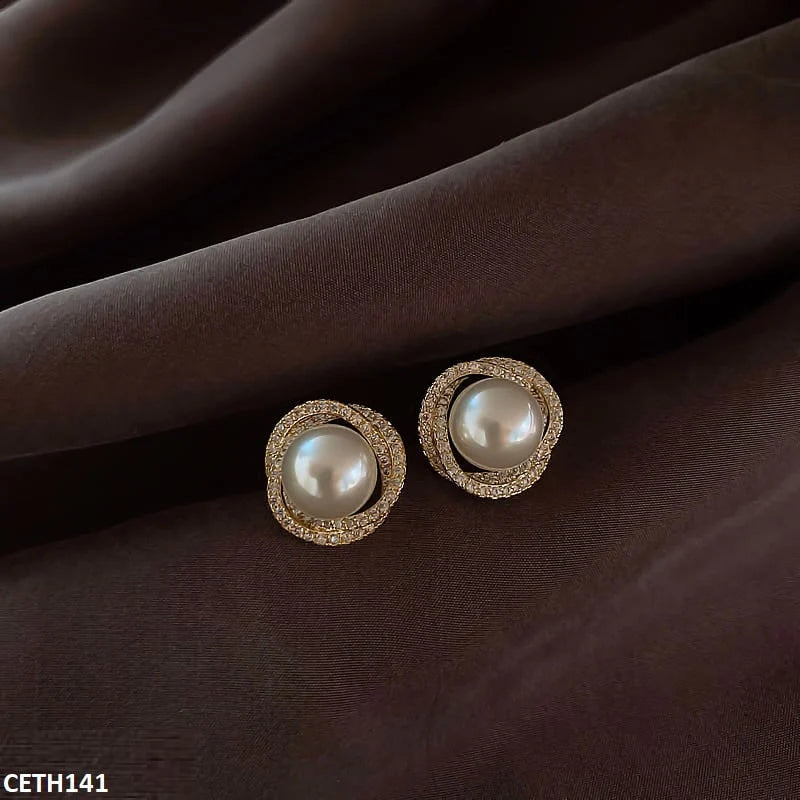 Synthetic Pearl Tops Pair