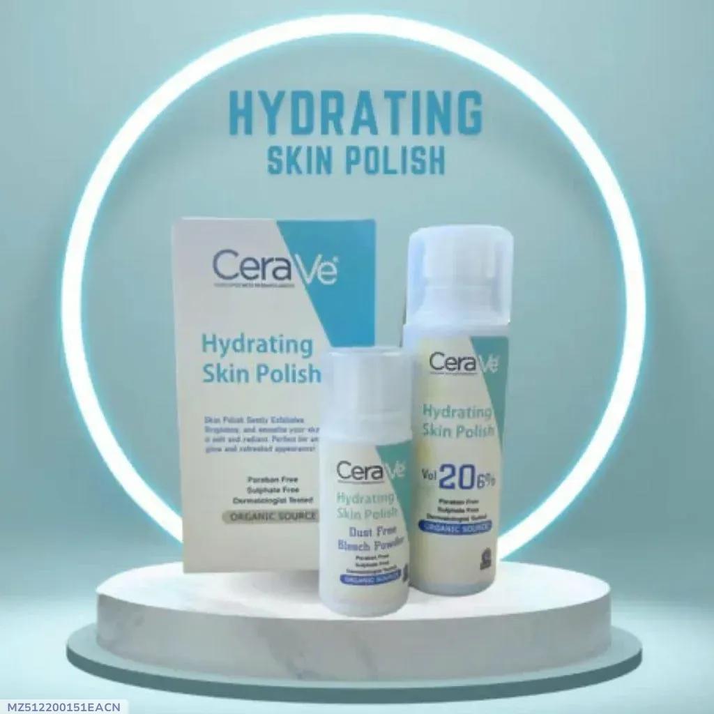 CeraVe Hydrating Skin Polish – Gentle Exfoliating & Hydrating Formula -Skin Polisher & Activator Set of 2