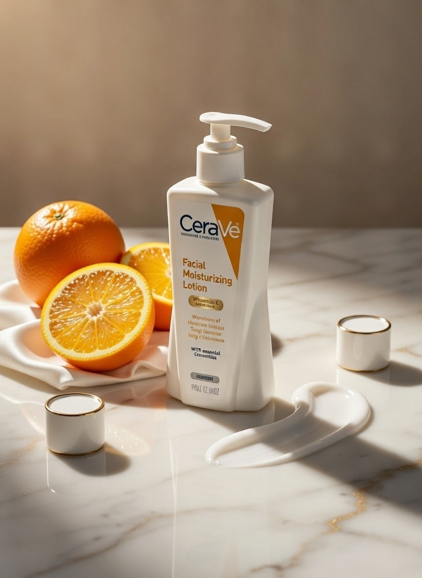 CeraVe Facial Moisturizing Lotion – Daily Hydration with Vitamin C - 200Ml, 1 Pc, Barrier Protection